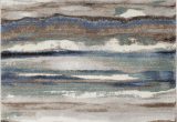 Rugs Brown and Blue Jayesh Abstract Blue Brown area Rug
