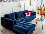 Rugs that Go with Blue Couch 25 Stunning Living Rooms with Blue Velvet sofas