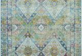 Rugs with Blue and Green Nourison Ankara Global Anr07 Blue Green area Rug