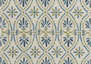 Rugs with Blue and Green Terra Collection Hand Tufted area Rug In Cream Blue