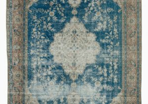 Rugs with Blue In them 8×11 Blue Turkish Vintage area Rug 11928 Vintage area