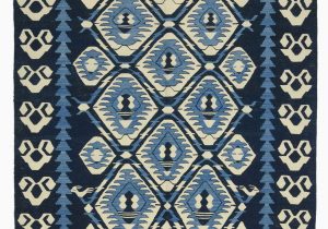 Rugs with Blue In them Blue New Handwoven Turkish Kilim Rug 6 1 X 7 8 73 In X 92 In