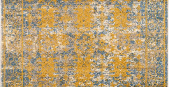 Rugs Yellow and Blue Modern Loom Sanya Sna 4 Yellow Blue Rug From the assorted