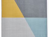 Rugs Yellow and Blue Vancouver 18487 Grey Blue Yellow Rug