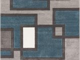 Rugshop Contemporary Modern Boxes area Rug Contemporary Modern Boxes area Rug 3 3" Buy Line In