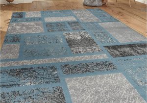 Rugshop Contemporary Modern Boxes area Rug Rugshop Contemporary Modern Boxes Design area Rug 9 X 12 Blue
