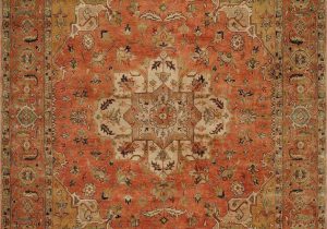 Rust Colored 8×10 area Rug Regal theology