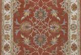 Rust Colored 8×10 area Rug Vn9713 Color Rust Size 8 X 10