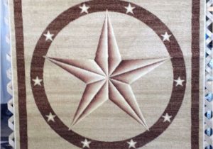 Rustic Texas Star area Rugs New 6×8 3×7 3×4 Tan Texas Star Country Western Rustic