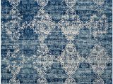 Safavieh Evoke Ivory Blue Rug 8×10 Evoke Collection 8 X 10 Rug In Royal and Ivory Safavieh