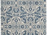 Safavieh Evoke Ivory Blue Rug Rug Evk238c Evoke area Rugs by Safavieh