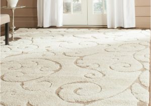 Safavieh Florida Douglas Floral Vines Shag area Rug or Runner Safavieh Florida Doug Floral Vines Shag area Rug, Cream/beige, 8′ X 10′