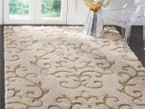 Safavieh Florida Douglas Floral Vines Shag area Rug or Runner Safavieh Florida Shag Collection 3’3″ X 5’3″ Cream/beige Sg470 Scroll Non-shedding Living Room Bedroom Dining Room Entryway Plush 1.2-inch Thick area …
