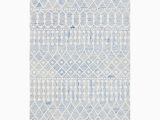 Safavieh Rugs Blue and White Safavieh Blossom Samantha 6 X 9 Wool Blue/ivory Indoor Abstract …