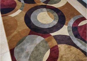 Sam S Club Indoor area Rugs Tayse Festival area Rugs 8740 Transitional Casual Multi Circles Rings Shapes Rug
