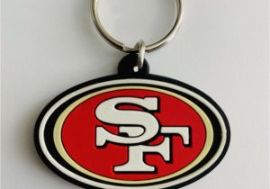 San Francisco 49ers area Rugs San Francisco 49ers Nfl Keychain Football Team Decal Logo Pvc Super Bowl Key Mvp