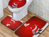 Santa Claus Bathroom Rugs Santa Claus Waterproof Non Slip Bathroom Shower Curtain