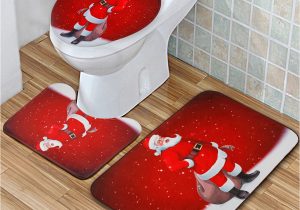 Santa Claus Bathroom Rugs Santa Claus Waterproof Non Slip Bathroom Shower Curtain