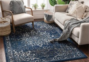 Shabby Chic area Rugs Target Amazon.com: Well Woven Coverly Blue & Beige Vintage Medallion …