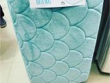 Shell Shaped Bath Rug Mermaid Memory Foam Bath Mat From Primark Uk