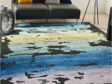 Shuff Aqua Bright Blue area Rug Nourison Floor Coverings Prismatic 10′ X 14′ Black/multi area Rug …