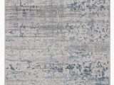 Silver and Blue area Rugs Alvah Medallion Blue Silver area Rug