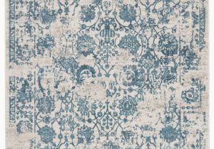 Silver and Blue area Rugs Clara Floral Silver Blue area Rug 10 X14