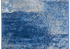 Silver and Blue area Rugs Costa Mesa Abstract Silver Blue area Rug
