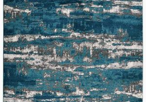 Silver and Blue area Rugs Costales Silver Blue area Rug