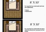 Size Of area Rug Under Queen Bed area Rug Size Guides for Twin and Queen Size Beds