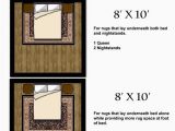 Size Of area Rug Under Queen Bed area Rug Size Guides for Twin and Queen Size Beds