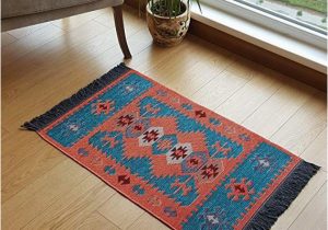 Small area Rugs 2 X 3 Secret Sea Collection Modern Bohemian Style Small area Rug, 2′ X 3 …
