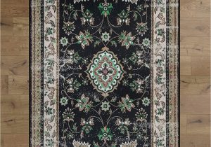 Small area Rugs with Rubber Backing Amazon Deerlux Traditional oriental Persian Style