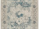 Small Blue area Rugs Traditional Distressed area Rugs 2×3 Door Mat Indoor Blue Small Rugs for Bedrooms and Bathroom