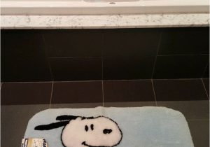 Snoopy Christmas Bathroom Rug Snoopy soccer Bath Mat