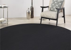 Solid Black Round area Rug Nourison Essentials Indoor/outdoor Black 8′ X Round area Rug, (8 Round)