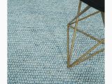 Solid Blue Rug 8×10 6×9 and 8×10 solid Blue Wool Blend Felted Chunky Hand Woven area …
