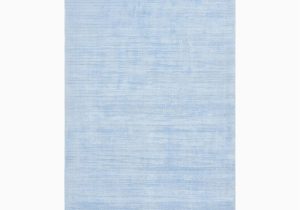 Solid Blue Rug 8×10 Milo, Contemporary solid Hand Loomed area Rug, Light Blue, 8 X 10
