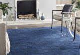 Solid Blue Rug 8×10 Nourison Essentials Indoor/outdoor Midnight Blue 8′ X 10′ area Rug, Easy Cleaning, Non Shedding, Bed Room, Living Room, Dining Room, Backyard, Deck, …