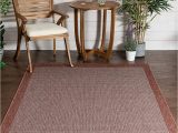 Solid Color area Rugs with Borders Amazon.com : Well Woven Woden Coral Pink Indoor/outdoor Flat Weave …