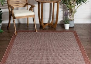 Solid Color area Rugs with Borders Amazon.com : Well Woven Woden Coral Pink Indoor/outdoor Flat Weave …