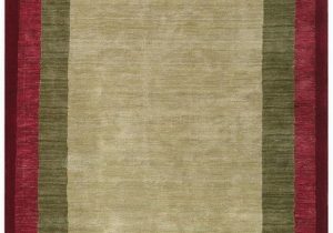 Solid Color area Rugs with Borders Karolus area Rug: A Hand-loomed Wool area Rug that Coordinates …