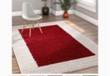 Solid Color area Rugs with Borders Well Woven Modern solid Color Border Olefin and Jute Rectangular …