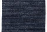 Solid Dark Blue area Rug origin Hand Knotted solid Dark Blue area Rug 8 X10