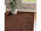 Solid Dark Brown area Rug Unique Loom solid Shag Chocolate Brown 7 Ft. X 10 Ft. area Rug …
