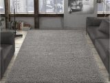 Solid Gray area Rug 8×10 Ottomanson Contemporary solid Grey 8 Ft X 10 Ft Shag