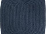 Solid Navy Blue Outdoor Rug Super area Rugs Maui solid Braided Rug Indoor Outdoor Washable Reversible Carpet Navy Blue 3 X 5 Oval