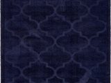 Solid Navy Blue Rug Navy Blue 8 X 10 Trellis Shag Rug area Rugs Esalerugs