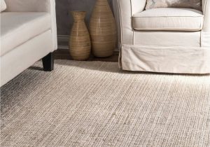 Solid Off White area Rug Nuloom Clwa01b ashli solid Jute area Rug 3 X 5 F White