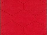 Solid Red 5×7 area Rug ashlee asl 1023 5 X 7 6" Rectangle area Rug